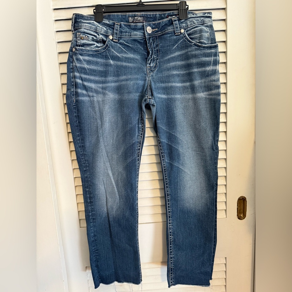 Silver Fluid denim